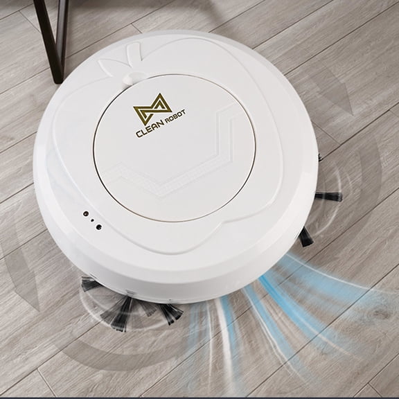Automatic Sweeping Robot Vacuum Cleaner, Wet and Dry Mopping, Low Noise, Smart Navigation, Corner Cleaning, Large Area Household Cleaning, USB Rechargeable, Home and Office Use