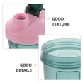 thumbnail image 3 of OULII Shaker Cup Shaker Cup PP Green With Smoothies For Athletes 1Pcs, 3 of 8