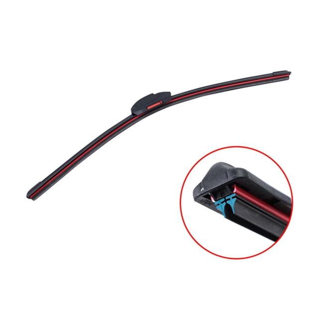 Car Wiper blades Universal Frameless Bracketless Car Double Str Rubber GX