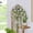 White#2161, variant on Artificial Violet Silk Flower Wall Hanging Rattan Basket Home Ceiling Decoration