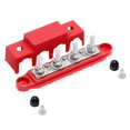 thumbnail image 1 of Lefu 12V 250A 4 Post Busbar Bus Bar Power Distribution Block W/ Cover 5/16", 1 of 5