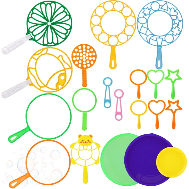 20PCS Kids Bubble Wand Set Creative Bubble Making Wand Bubble Wand Assortment