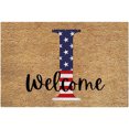 thumbnail image 2 of TopLLC Bathroom Rugs 4th Of July Door Mat Patriotic Doormat Entryway Rug Welcome Independence Day Doormat Stain And Fad Patriotic Decor Welcome Outdoor Mat A map, 2 of 2