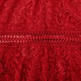 thumbnail image 4 of Robes pour Femmes 2024 Été Oversize Couleur Col en V Manches Courtes Épaules Dénudées Dentelle Ajourée Robe Rabais de 50 % Liquidation!, 4 of 8