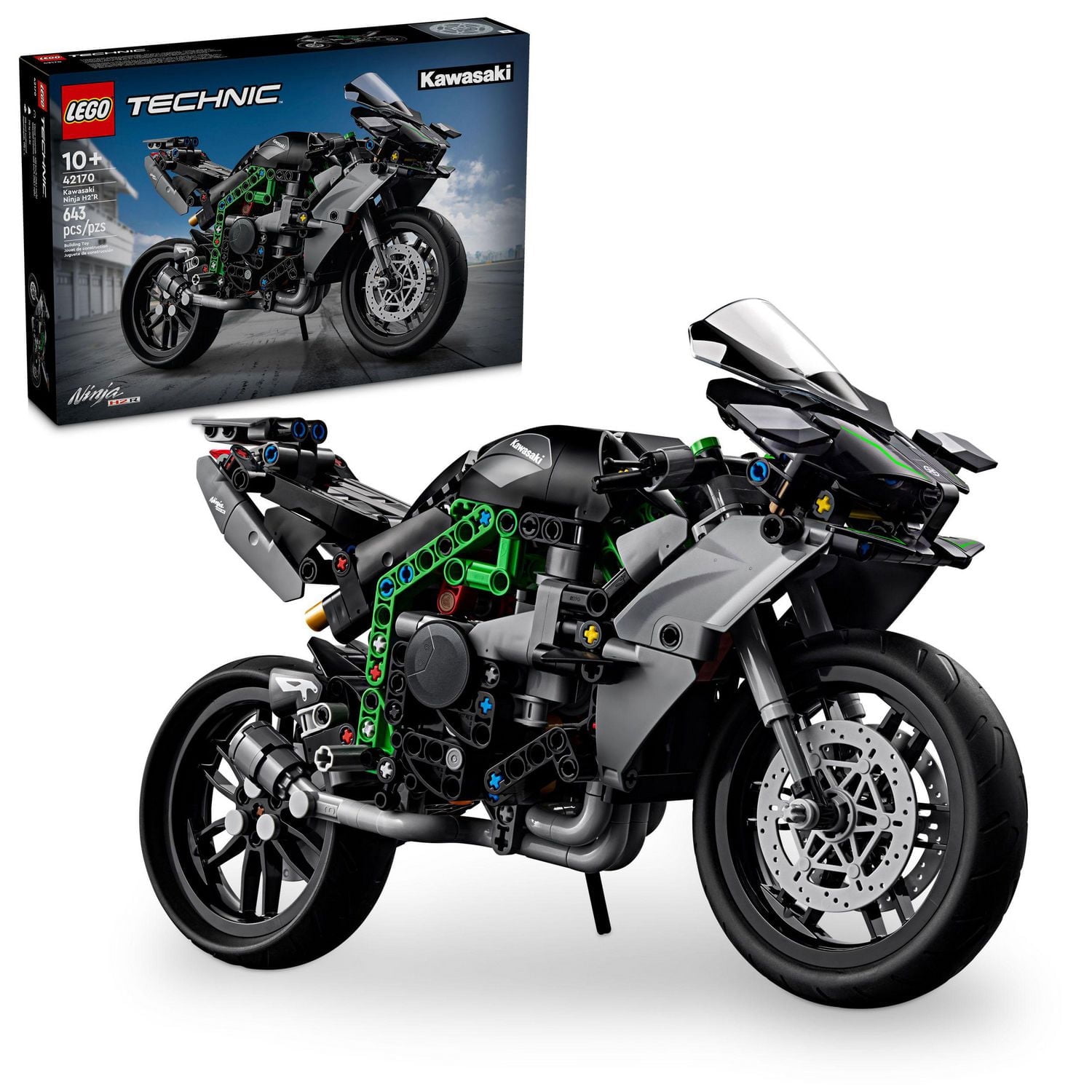LEGO Technic Kawasaki Ninja H2R Motorcycle Toy for Build and