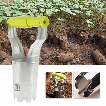POINTERTECK Bulb Planter  Bend Free Tool for Planting Bulbs - Automatic Soil Release for Digging refilling Hole - for Planting Tulips  Daffodils  Dahlias
