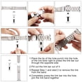 thumbnail image 4 of ZTOO Watch Repairing Tools Set Watch Repair Kit Wrist Spring Tool Remover Set + Storage Case Including Opener, Watch Holder, Link Remover, 4 of 11