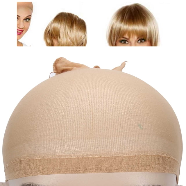 Ecomeon Wig Cap Set,30pcs Professional Stocking Wig Cap Stretchy Elastic Washable Portable Hair Net Set,Stocking Wig Cap