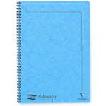Clairefontaine Europa Side-Wirebound Notemaker A4 - 60 Sheets - Turquoise Cover
