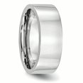 thumbnail image 4 of Bague en Cobalt Poli Plat 8mm Taille 9, 4 of 6