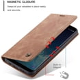 thumbnail image 3 of KOMI Wallet Case for Samsung Galaxy S8 Plus, Premium PU Leather Case Vintage Matte Wallet Flip Cover [Card Slots] [Magnetic Closure] Stand Function Folio Shockproof Full Protection Brown, 3 of 5
