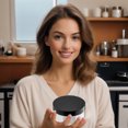thumbnail image 3 of 4Packs 10ml/0.34oz Portable Loose Powder Container Makeup Case Travel Kit  with Rotatable Sifter and Black Screw Lid, 3 of 8