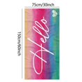 thumbnail image 3 of Sandproof Beach Blanket Lightweight Microfiber Beach Towel Super Lightweight Colorful Bath Towel Sandproof Beach Blanket Multi-Purpose Towel for Travel Swimming Pool 30X60 Inch, 3 of 4