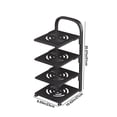 thumbnail image 3 of TopLLC Adjustable Home Kitchen Storage Rack For Pots And Pans With Strong Load-Bearing Capacity Ventilated Design Kitchen Organizer wire shelving, 3 of 6