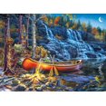 thumbnail image 4 of Buffalo Games Darrell Bush Waterfall Night 1000 Piece Jigsaw Puzzle, 4 of 5