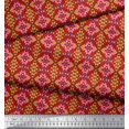 thumbnail image 2 of Soimoi Silk Fabric Aztec Geometric Print Fabric by The Yard 42 Inch Wide, 2 of 3
