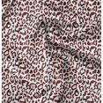 thumbnail image 1 of Soimoi Rayon Crepe Fabric Leopard Animal Skin Decor Fabric Printed Yard 46 Inch Wide, 1 of 6