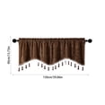 thumbnail image 3 of EGNMCR Room Decor, Home Decor, Wall Decor Elegant Fringed Window Curtains Patterned Rod Panels Stylish Short Drapes For Home Decor Curtains Curtains, 3 of 6