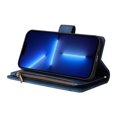 thumbnail image 2 of Case for iPhone 13 Pro Cover Zipper Pocket Wallet Case Magnetic Protective - Blue, 2 of 5