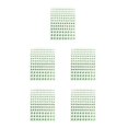 thumbnail image 1 of Wweixi Eye Face Gems Rhinestone Stickers Beads No Glue Eyebrow Rainbow Makeup Jewelry Accessory DIY Decorations Wedding Green 5Set, 1 of 6