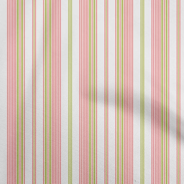 oneOone Tissu Rayonne Pêche Foncé Rayé Matériel de Robe Tissu Imprimé Tissu au Mètre 56 Pouces de Large-Zt