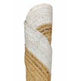 thumbnail image 2 of 5 Ft Round White & Natural Jute Area Rug, Hand-Woven, Reversible, Farmhouse Boho Style, Durable & Pet-Friendly Rug for Living Room, Dining Room, and Bedroom, 2 of 5