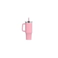 thumbnail image 3 of Mainstays 30 oz Insulated Stainless Steel Tumbler，Pink，with Straw, Leakproof for Travel & Gym, 3 of 5