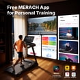 thumbnail image 2 of MERACH 3.5HP Treadmill with 15% Auto Incline, Folding Treadmill for Home with Bluetooth Speaker, APP, 350 lbs Capacity, 2 of 9