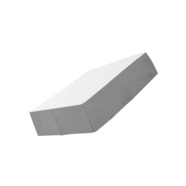 Jupe de Lit Plissée d'Hôtel Unie Jupe Anti-Froissement et Anti-Décoloration Couvre-Lit Résistante Gris _Double