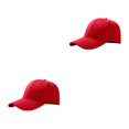 thumbnail image 2 of relayinert Lightweight And Breathable Sun Cap Sporty Style For Outdoor Enthusiasts Adjustable Strap Polyester Outdoors Sun Cap red 2Set, 2 of 6