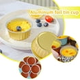thumbnail image 3 of Aluminum Foil Paper Mini Cake Baking Cups,10pcs Muffin Liners,Disposable Aluminum Foil Ramekins Cupcake Baking Cups Containers Wrappers Dessert Cups X5D0, 3 of 8