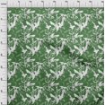 thumbnail image 3 of oneOone Tissu Polyester Lycra Vert Feuilles Projets de Couture Tissu Imprimé au Mètre 56 Pouces de Large, 3 of 4