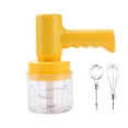 thumbnail image 1 of TIELUTT Hand Mixer Purpose Food Beater Automatic Milk Frother Eggbeaters Steel Whip Hand Push Cordless Handheld Mixer Stuff to Get Girls for Christmas, 1 of 7