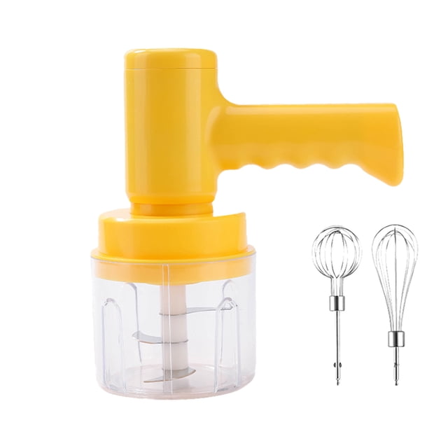 TIELUTT Hand Mixer Purpose Food Beater Automatic Milk Frother Eggbeaters Steel Whip Hand Push Cordless Handheld Mixer Stuff to Get Girls for Christmas