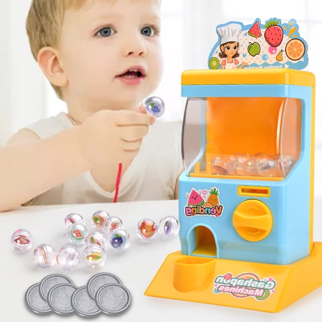 LSLJS Mini Simulation Vending Machine Coin-operated Games Toys Children's Table Display Children's Educational Gifts, Education