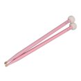 thumbnail image 4 of Drum Mallet Set, Good Hand Feel Even Percussion Drums Mallets Accessory Felt Head  For Performance Pink, 4 of 8