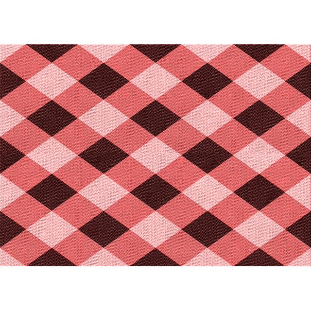 Ahgly Company Tapis d'Intérieur Rectangulaires Transitionnels Rouges Lavables à la Machine, 8 Pieds x 12 Pieds