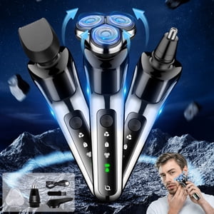RYRDWP Rasoir électrique pour les hommes 2024 Rasoirs électriques pour hommes pour visage de rasage LED Affichage / Rasoir électrique rechargeable pour MenTrave Cadeau Ldea