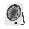 thumbnail image 1 of 2025 Desktop Fan Home Office Outdoor Camping Portable Wall Mounted Fan Digital Display -thin Small Fan, 1 of 6