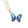 thumbnail image 2 of TopLLC Anneaux Dégradé Multicolore Collier Mode Tempérament Clavicule Chaîne a Collier, 2 of 2
