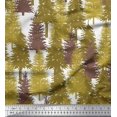 thumbnail image 1 of Soimoi Silk Fabric Cedar Tree Print Sewing Fabric Yard 42 Inch Wide, 1 of 5
