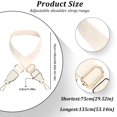 thumbnail image 1 of Baohd Stretchy And Wear-resistant Handbag Strap For No Loose Thread Shoulder Bag Strap Beige+White, 1 of 6