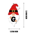 thumbnail image 3 of LSLJS Christmas Ornaments Christmas Acrylic Hanging Decorations - Set of 26 Alphabet Letters with Santa Claus Design for Holiday Ornaments and DIY Crafts Christmas Hanging Decorations, 3 of 6