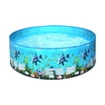 thumbnail image 4 of Labymos 122 * 25cm/ 48 * 9.8 Po Piscine pour Enfants d'Extérieur Portable Pliable Forme Ronde, 4 of 6