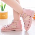thumbnail image 5 of B91xZ Chaussures de Fille Robe Été Extérieur Plage Sport Sandales à Bout Ouvert, Rose 9, 5 of 5