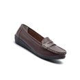 thumbnail image 3 of Innerwin Mocassins pour Femmes Chaussures Bateau Légères à Enfiler Bout Rond Marche Café 7, 3 of 5