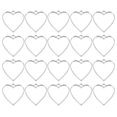 thumbnail image 1 of 20Pcs Decorative Pendants DIY Jewelry Accessories Heart Shaped Necklace Pendants, 1 of 7