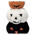 thumbnail image 3 of Way to Celebrate Teddy Fleece Stack Pumpkin, 3 of 4
