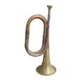 thumbnail image 1 of MERIGLARE Trompette de Cavalerie Instrument de Musique Rétro Clairon de Marche Clairon Soufflant, 1 of 7