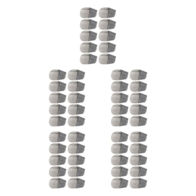 Thinsony Golf Head Covers PU Portable Protector Travel Athlete Golf for Training Gray Small 10 Pcs 5Set